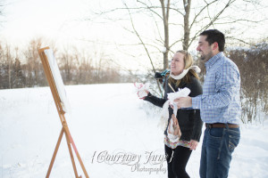 gender reveal minneapolis baby reveal maternity newborn photographer